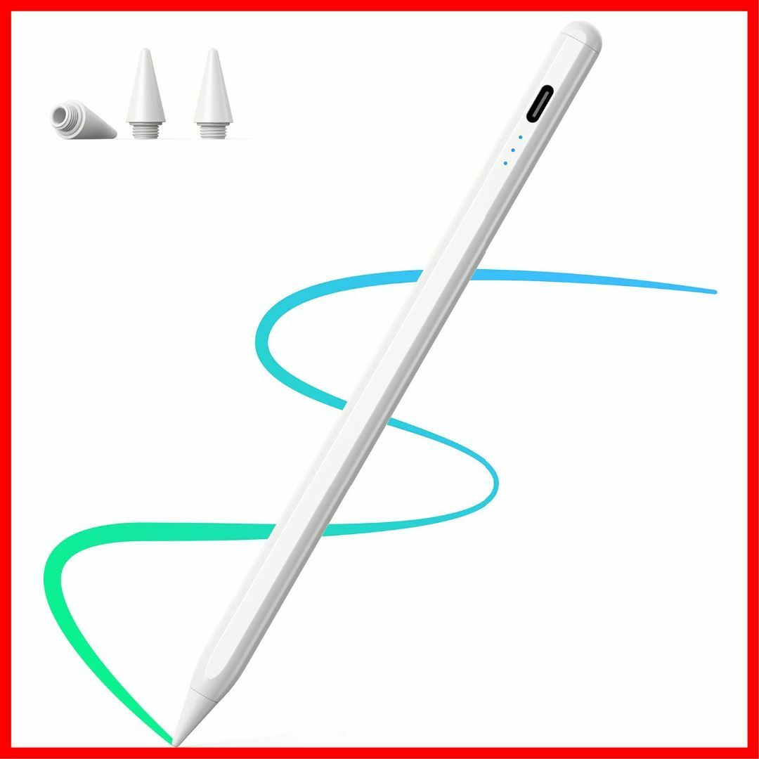 【在庫セール】AiSFUL タッチペン 極細 超高感度 apple pencil