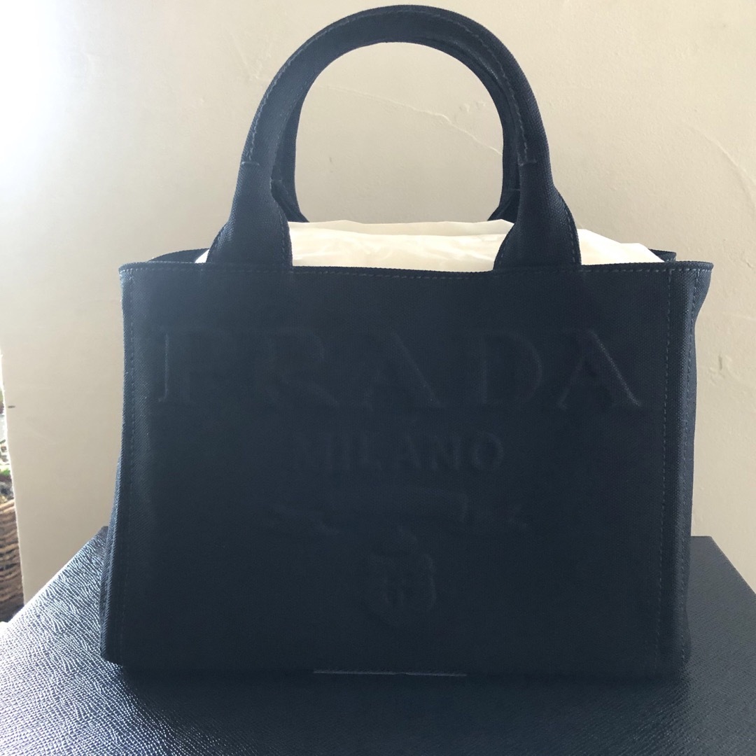 《新品》PRADA プラダ　CANAPA カナパ　 キャンバストート　ブラック