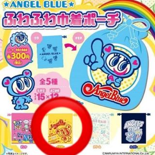 エンジェルブルー(angelblue)のエンジェルブルー　ふわふわ巾着ポーチ　イエロー(キャラクターグッズ)