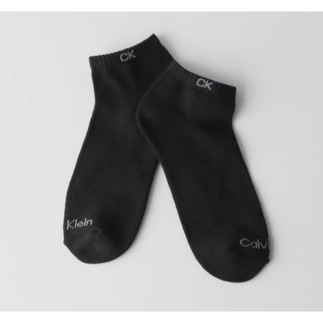 Calvin Klein(カルバンクライン)のCalvinKleinカルバンクライン 靴下3足セット 25〜27cm ブラック メンズのレッグウェア(ソックス)の商品写真