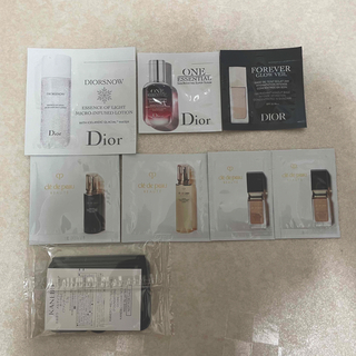 ディオール(Dior)の化粧品サンプル　DIOR　クレ・ド・ポーボーテ　KANEBO(サンプル/トライアルキット)