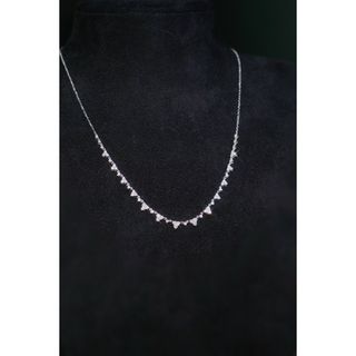 天然ダイヤモンドネックレス1.05ct　k18(ネックレス)