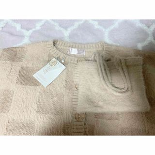 muguet shaggy knit ensemble BABY PINK 新品の通販 by kana's shop