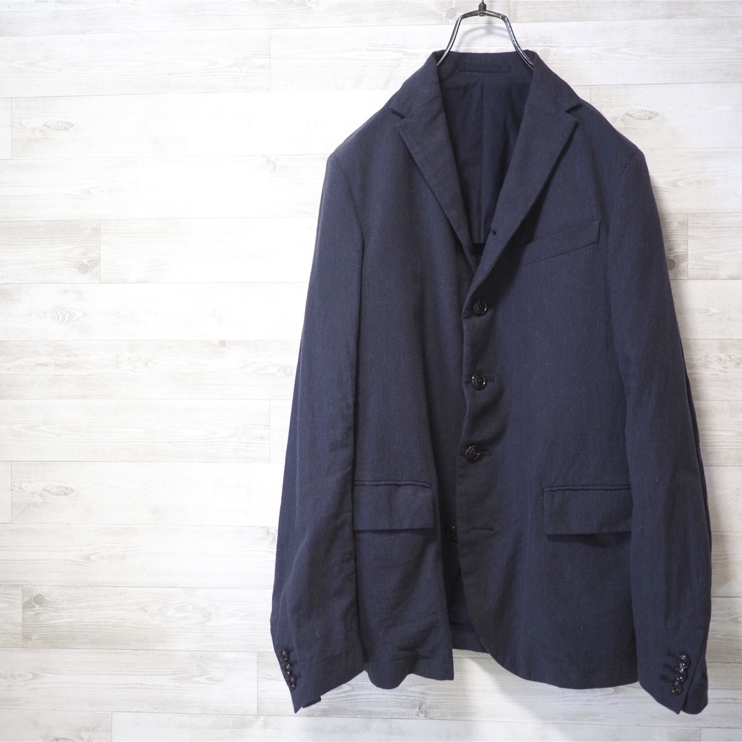 ARTS&SCIENCE / アーツアンドサイエンス | Old tailored jacket コットン オールド テーラード ジャケット | 3 | ネイビー | メンズ