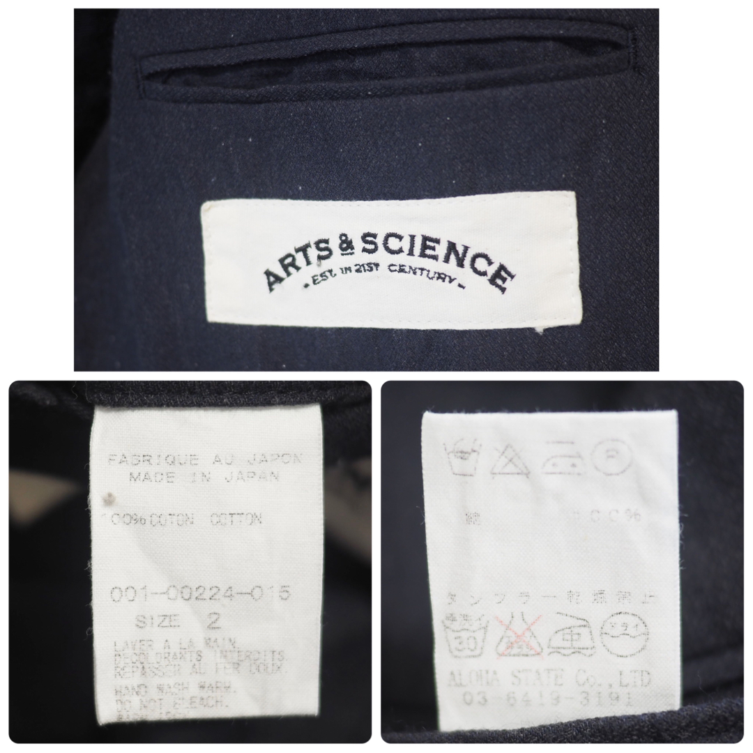 ARTS&SCIENCE - A&S Old Tailored Jacket 2-Navy/2の通販 by