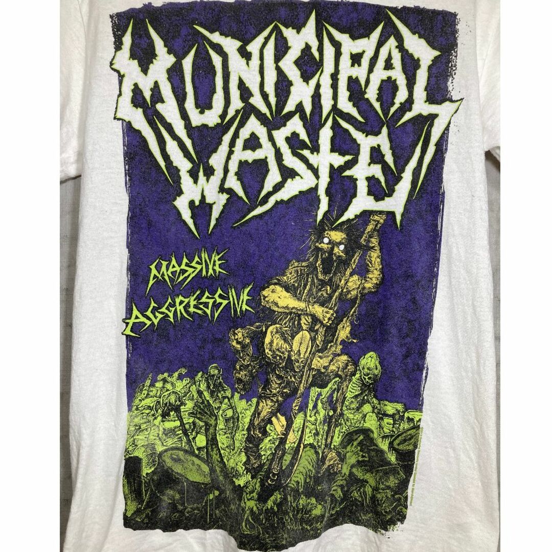 MUSIC TEE(ミュージックティー)のMunicipal Waste Tシャツ S 即購入OK メンズのトップス(Tシャツ/カットソー(半袖/袖なし))の商品写真