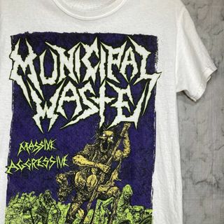 ミュージックティー(MUSIC TEE)のMunicipal Waste Tシャツ S 即購入OK(Tシャツ/カットソー(半袖/袖なし))