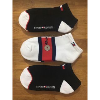 トミーヒルフィガー(TOMMY HILFIGER)の新品トミーヒルフィガーTOMMY HILFIGERメンズソックス3足セット450(ソックス)