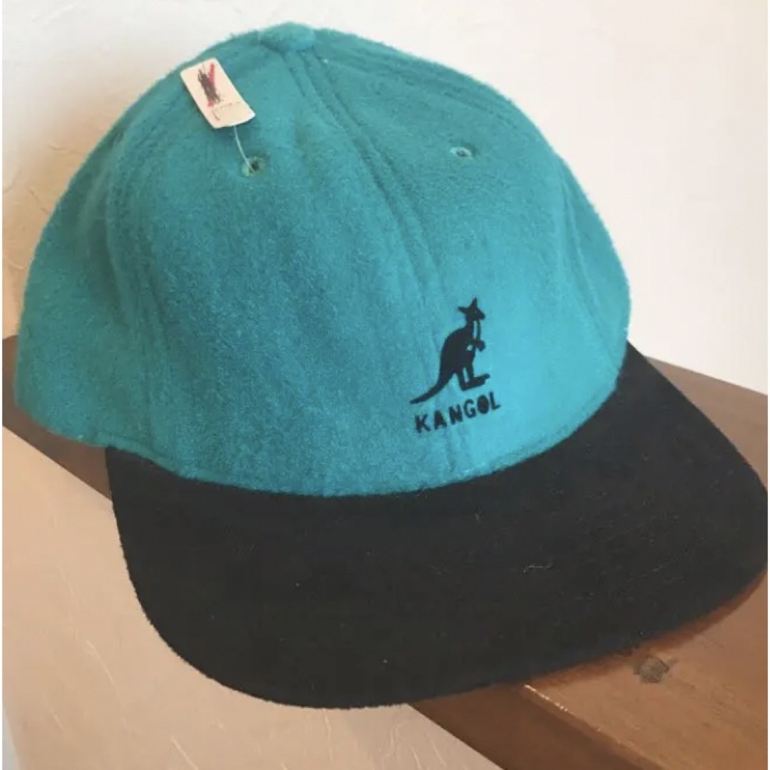 KANGOL(カンゴール)のKANGOL ヴィンテージ  ボアキャップ　希少　デッドストック　レザーベルト メンズの帽子(キャップ)の商品写真