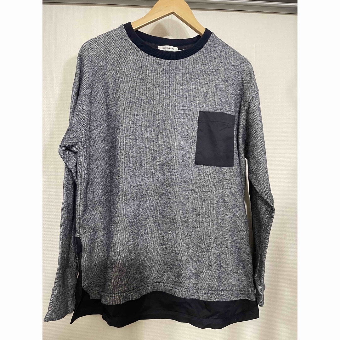GLOBAL WORK グローバルワーク トレーナーの通販 by エピ メンズ トレーナー スウェット グローバルワーク GLOBAL WORK