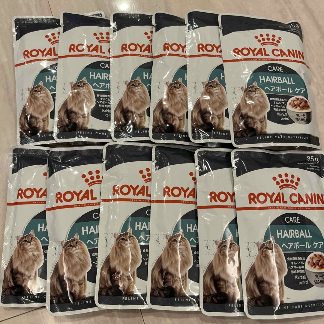 ROYAL CANIN(ロイヤルカナン)のロイヤルカナンヘアボールケアグレービー　パウチ85g✖️12袋 その他のペット用品(ペットフード)の商品写真