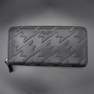 COACH - 【正規品】コーチ 74881 長財布 ハウンドトゥースレザー