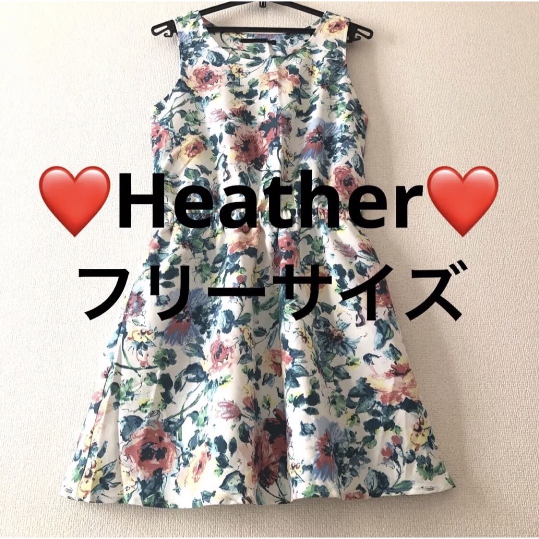 heather - ☆美品☆ ミニワンピース リゾートワンピース 花柄