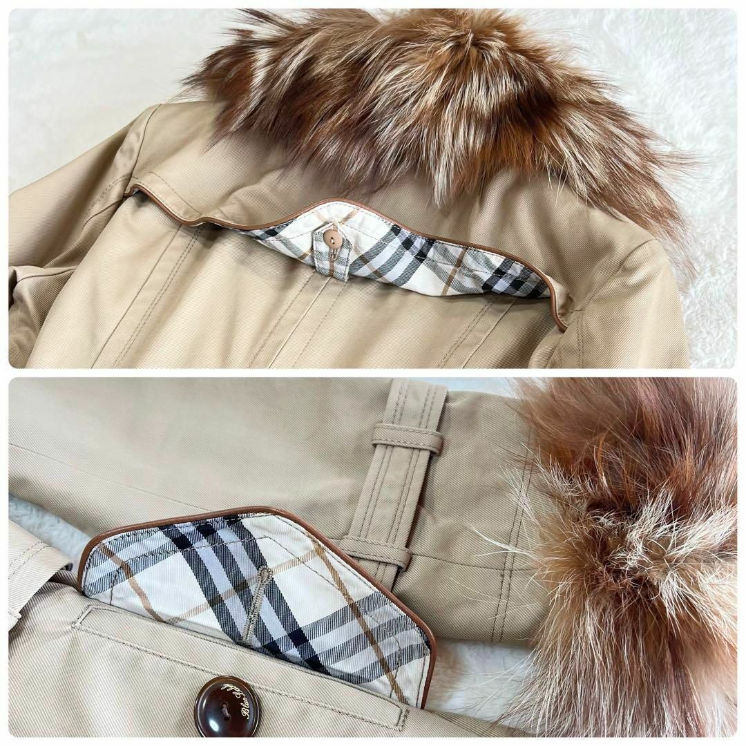 BURBERRY - バーバリー フォックスファー トレンチコート ライナー付き