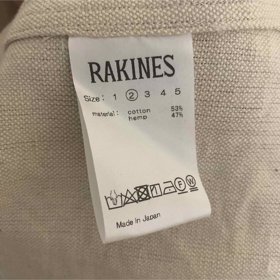 未使用 UOMO掲載商品 RAKINES HEMP SAFARI JACKET
