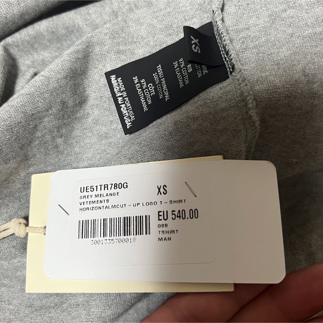 vetements ヴェトモン cut up logo teeシャツ vetements ヴェトモン cut up logo teeシャツ