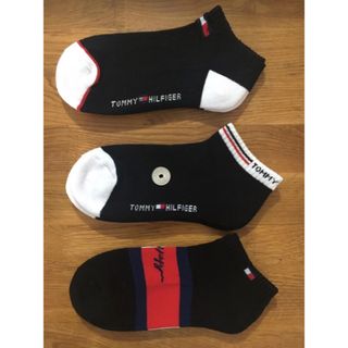 トミーヒルフィガー(TOMMY HILFIGER)の新品トミーヒルフィガーTOMMY HILFIGERメンズソックス3足セット452(ソックス)