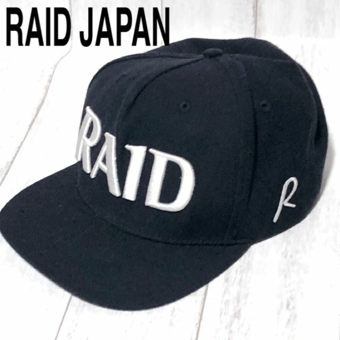 レイドジャパン キャップ/RAID JAPAN ロゴ刺繍 7union製ウール混