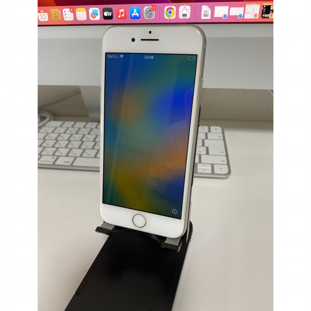 iPhone8  au シルバー  ジャンク品