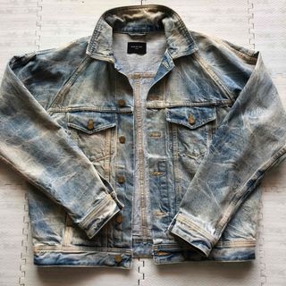 FEAR OF GOD フィアオブゴッド Selvedge Denim Long Trucker Jacket セルビッジデニムロングトラッカージャケット インディゴブルー