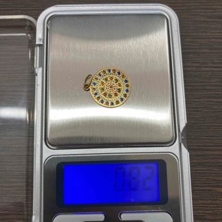 長期保管品 レディース ペンダントトップ ステンドグラスジュエリー K18