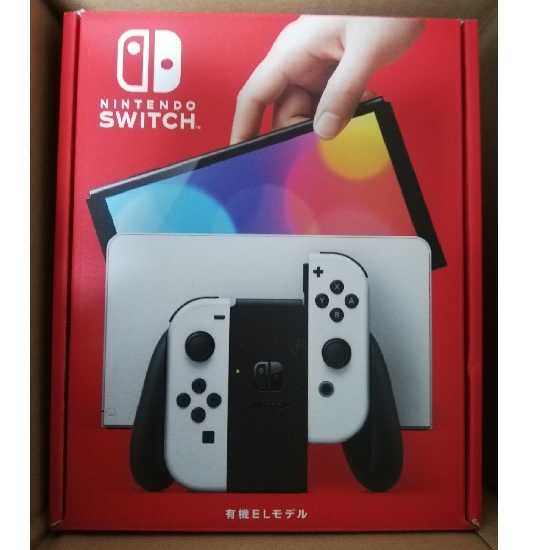 Nintendo Switch 有機ELモデル ホワイト 保護フィルム付 - www