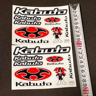 オージーケーカブト(OGK KABUTO)のKABUTO カブト ステッカー2枚セット ヘルメット イベント配付非売品(その他)