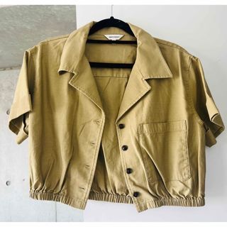 マウジー(moussy)のmoussy サファリシャツ　新品(シャツ/ブラウス(半袖/袖なし))