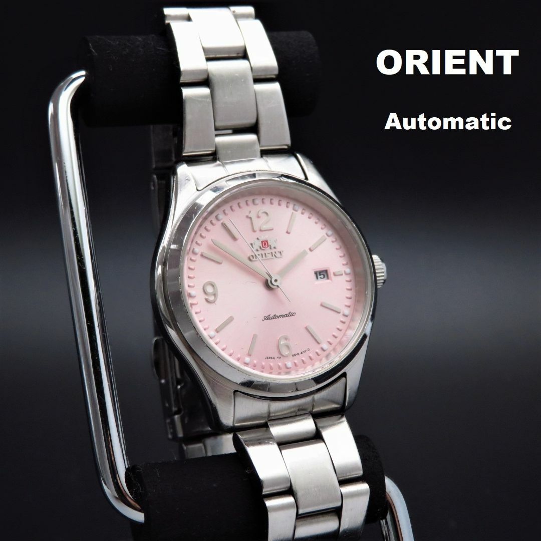 オリエント ORIENT◇腕時計◇ピンク◇自動巻き