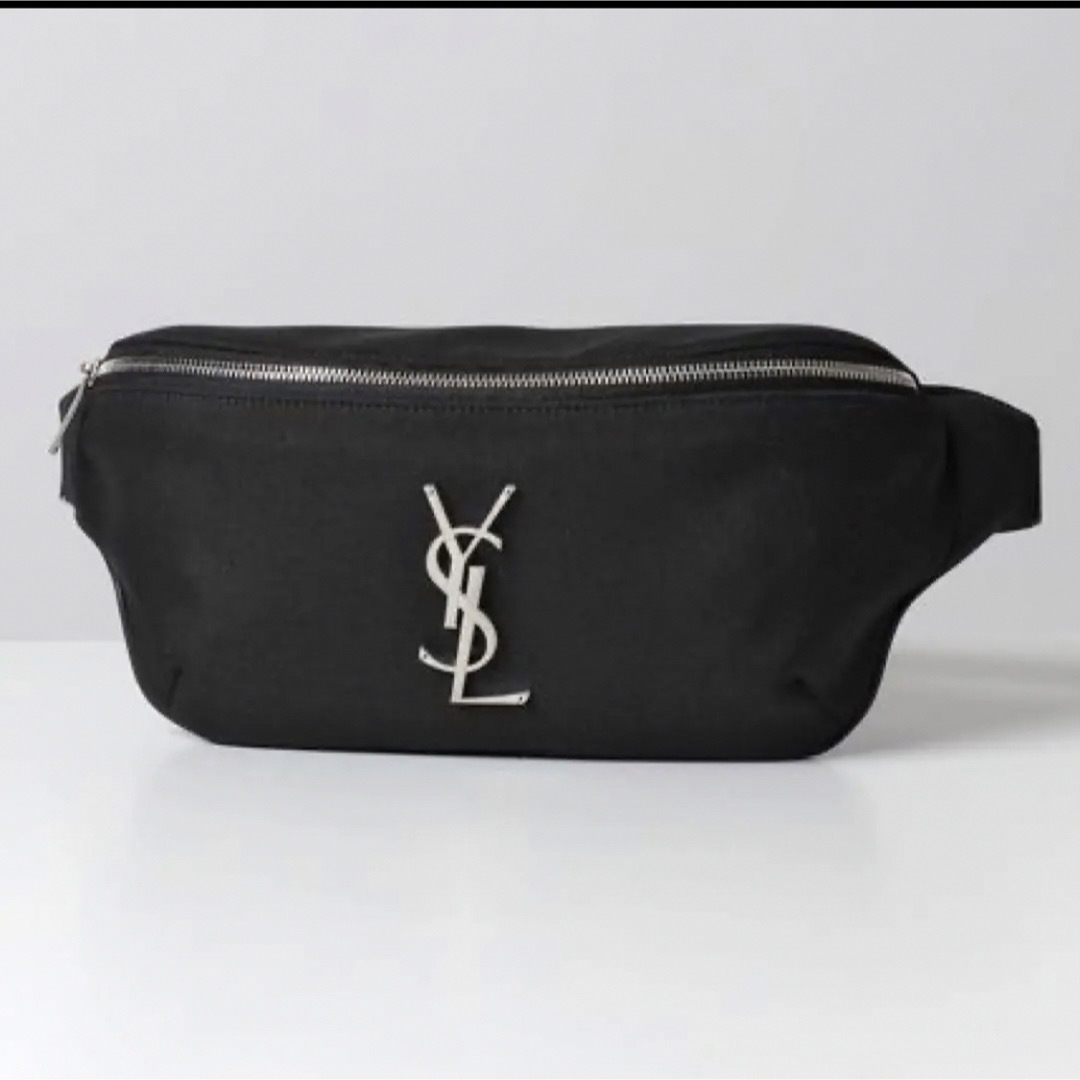 Yves Saint Laurent(イヴサンローラン)のSAINT LAURENT☆YSL ウエストポーチ ロゴ レザーベルトバッグ レディースのバッグ(ショルダーバッグ)の商品写真