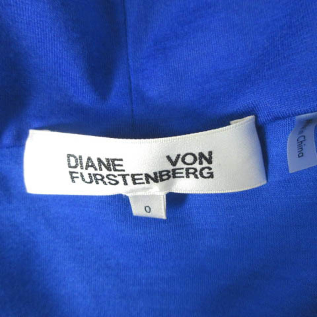 DIANE von FURSTENBERG(ダイアンフォンファステンバーグ)のダイアンフォンファステンバーグ 近年モデル ワンピース ドレス 膝丈 0 青 レディースのワンピース(ひざ丈ワンピース)の商品写真