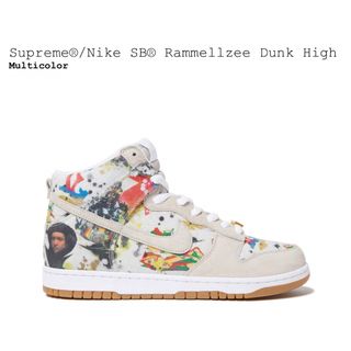 シュプリーム(Supreme)のSupreme Nike SB Rammellzee Dunk High 27(スニーカー)