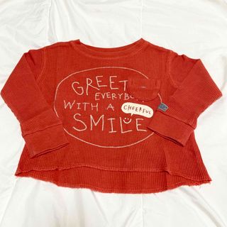 ブリーズ(BREEZE)のBREEZE ワッフル刺繍Tシャツ　ロンT 長袖　カットソー　ワッフル　刺繍(Ｔシャツ)