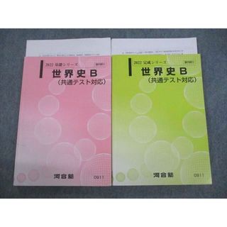 VB10-012 河合塾 世界史B(共通テスト対応) テキスト通年セット 2022 計2冊 27S0D