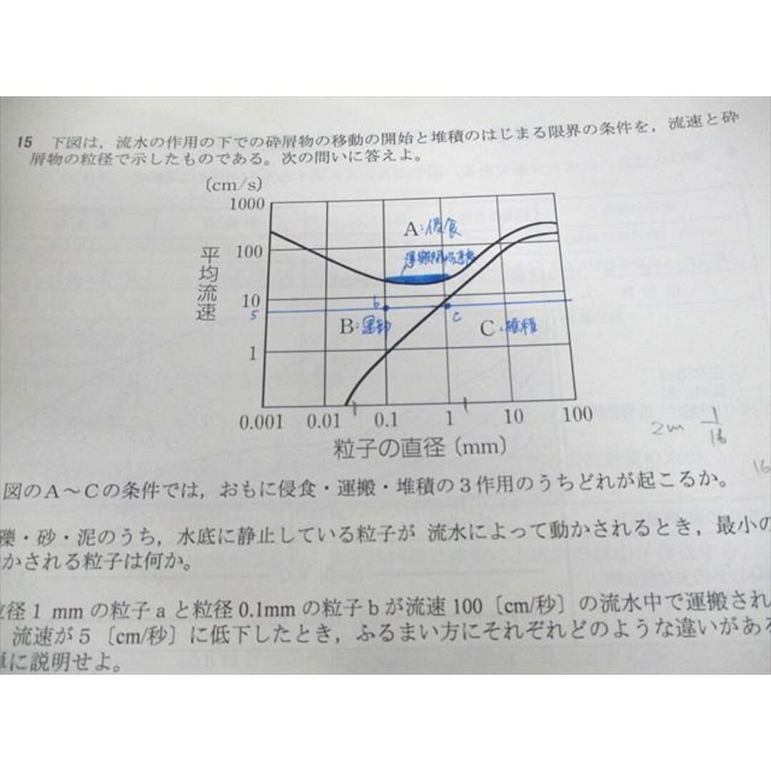 VB10-031 茨城県立水戸第一高等学校 高3 地学 校内模試/定期考査セット 2018年3月卒業 32m4D