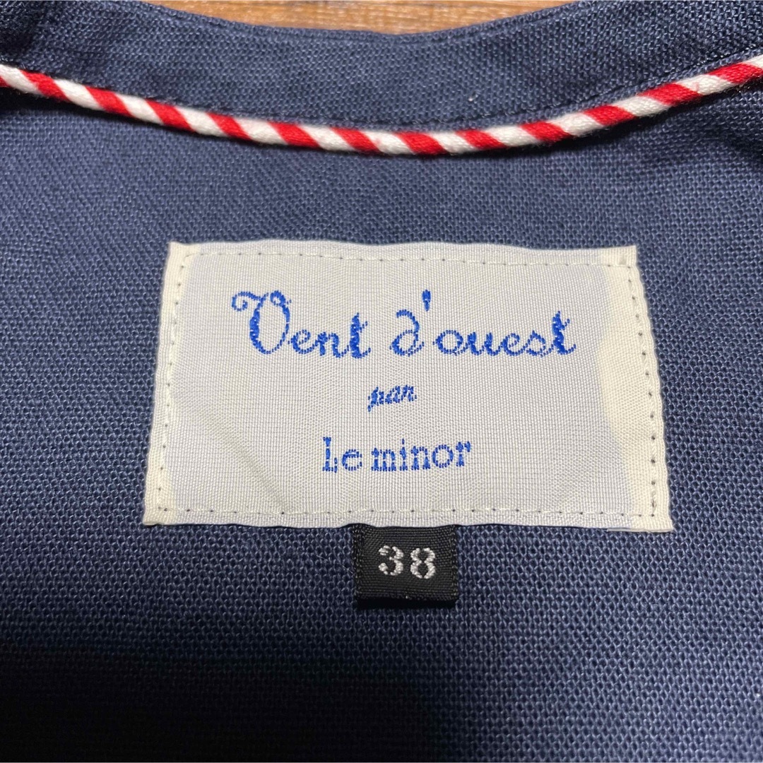 タグ付き未使用品！『Le Minor』ルミノア　シェフシャツ　ノーカラー 2