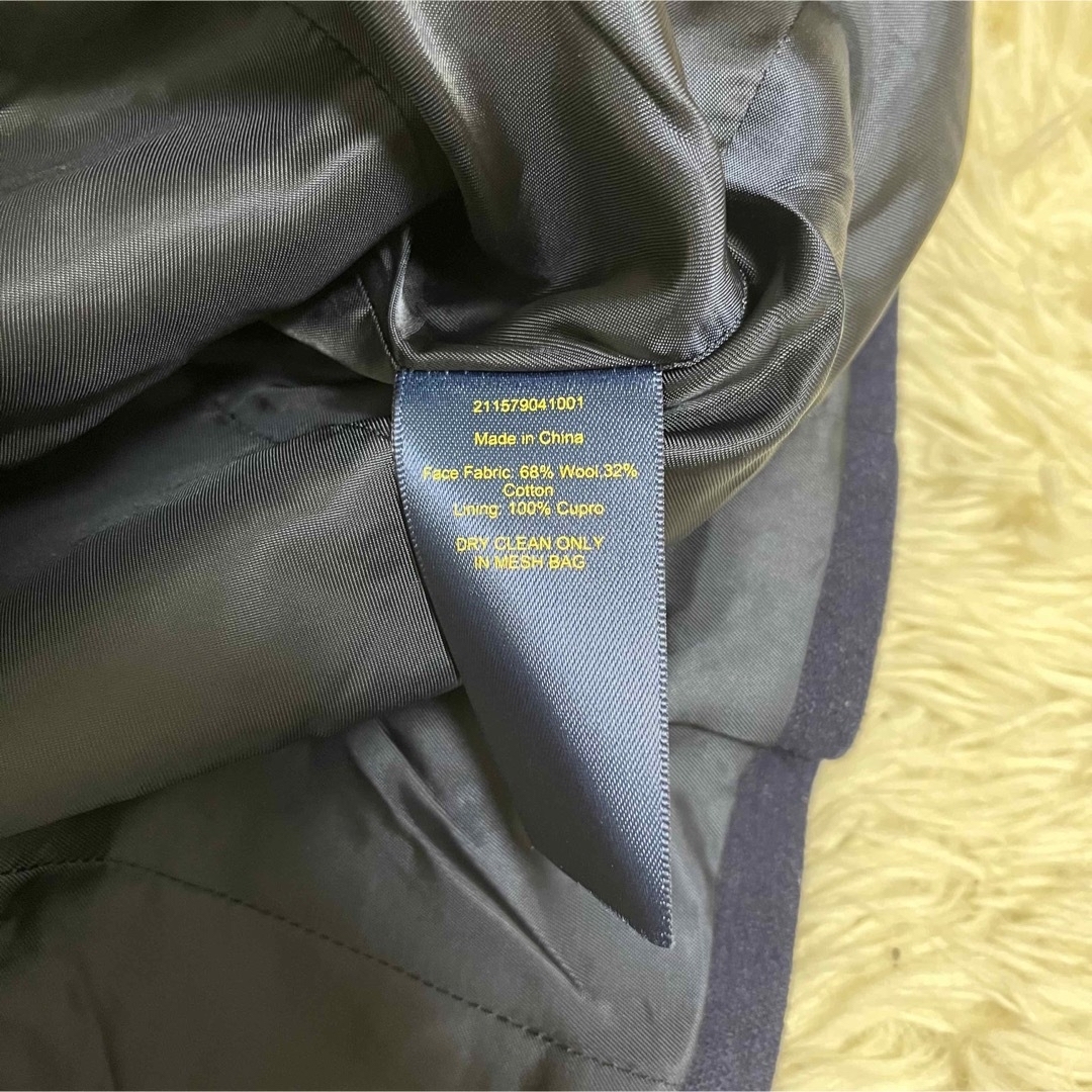 美品　ポロラルフローレン　ナポレオンジャケット　ネイビー　サイズ4 ウール　金釦