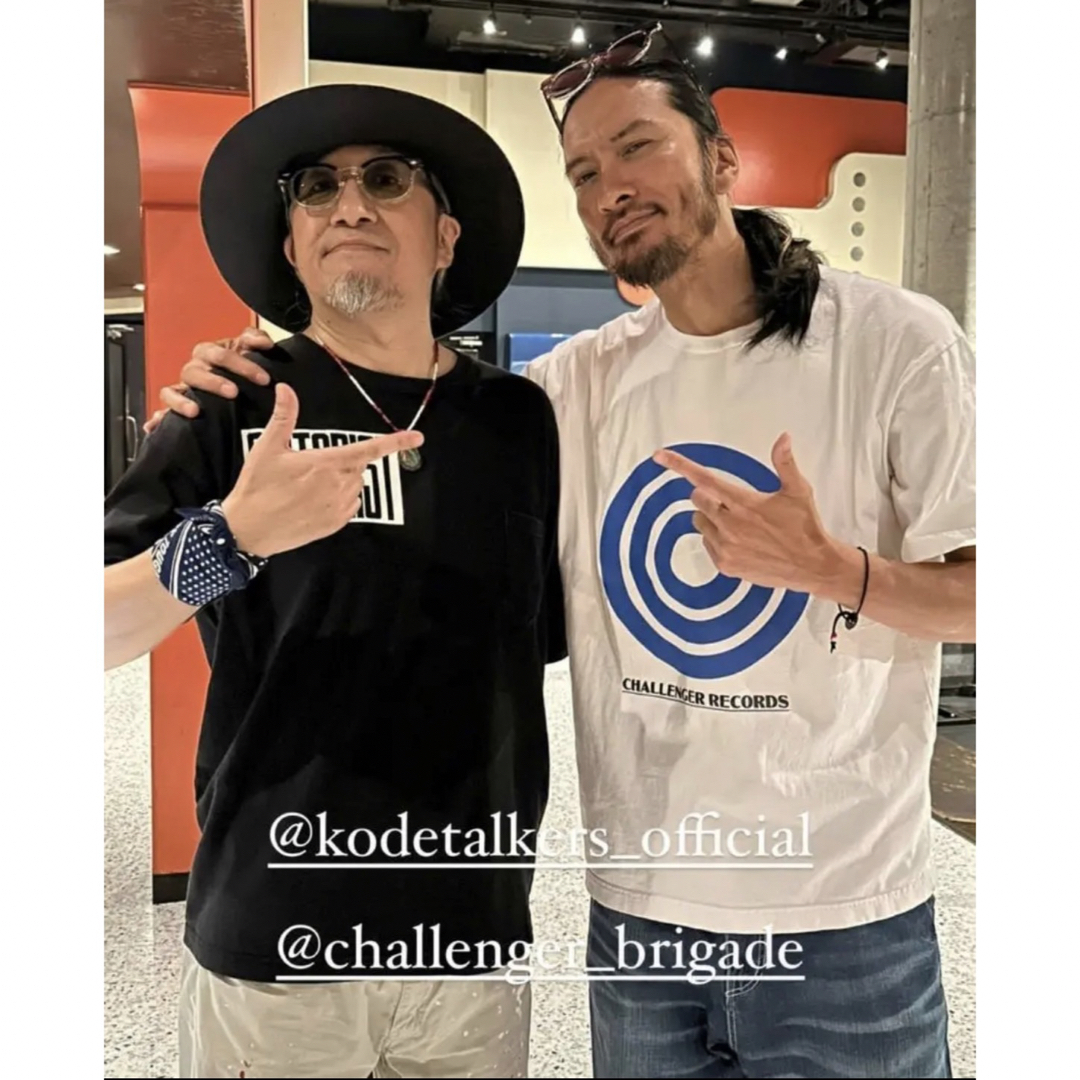 チャレンジャー CHALLENGER RECORDS TEE 長瀬智也 Lサイズ-