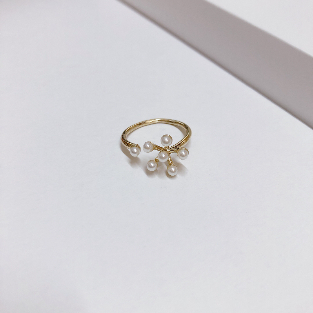 EDIT.FOR LULU(エディットフォールル)の【新品】baby pearls ring / gold レディースのアクセサリー(リング(指輪))の商品写真