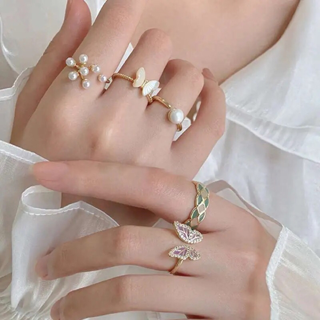 EDIT.FOR LULU(エディットフォールル)の【新品】baby pearls ring / gold レディースのアクセサリー(リング(指輪))の商品写真