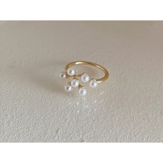 エディットフォールル(EDIT.FOR LULU)の【新品】baby pearls ring / gold(リング(指輪))