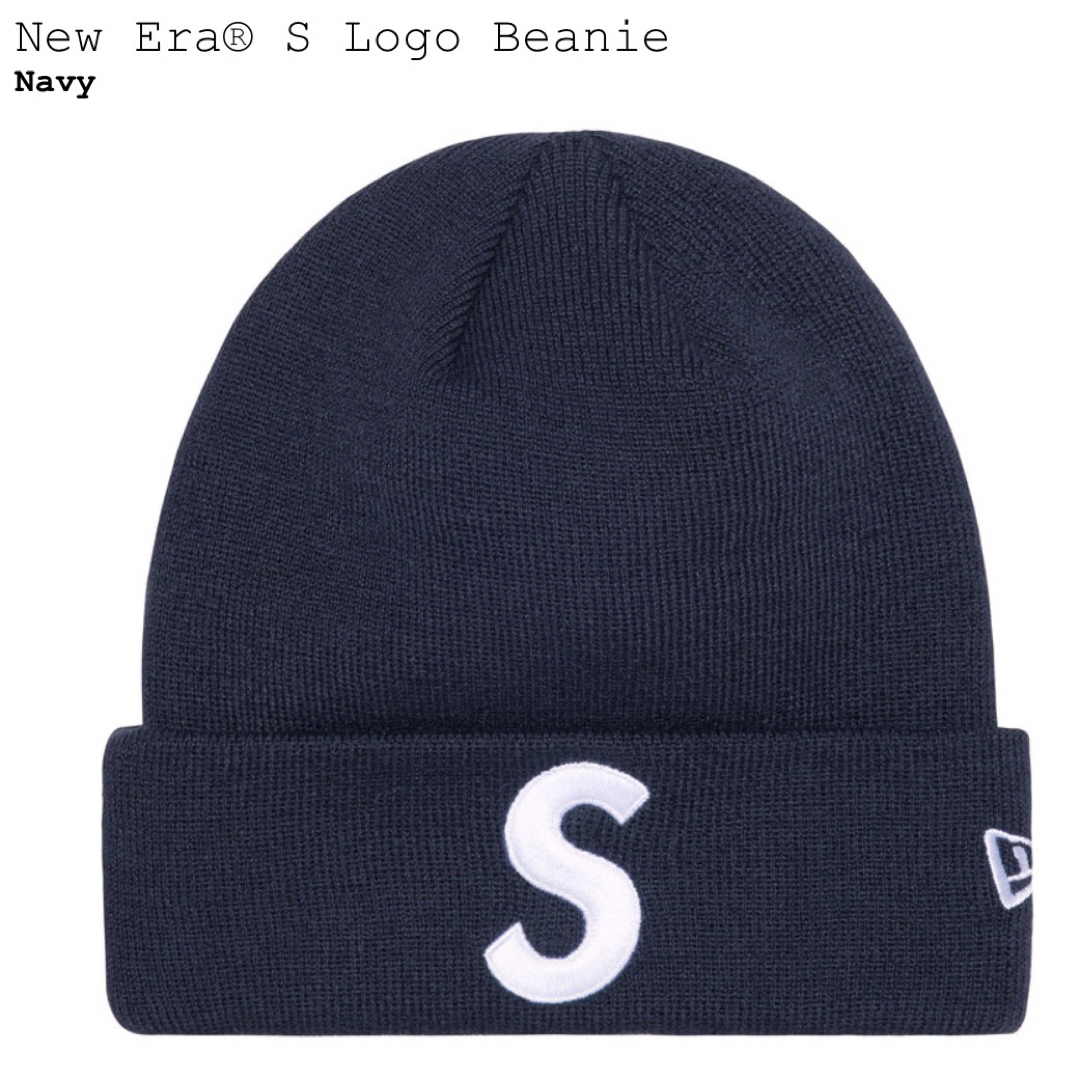 新品supreme23FW New era Slogo Beanie正規品