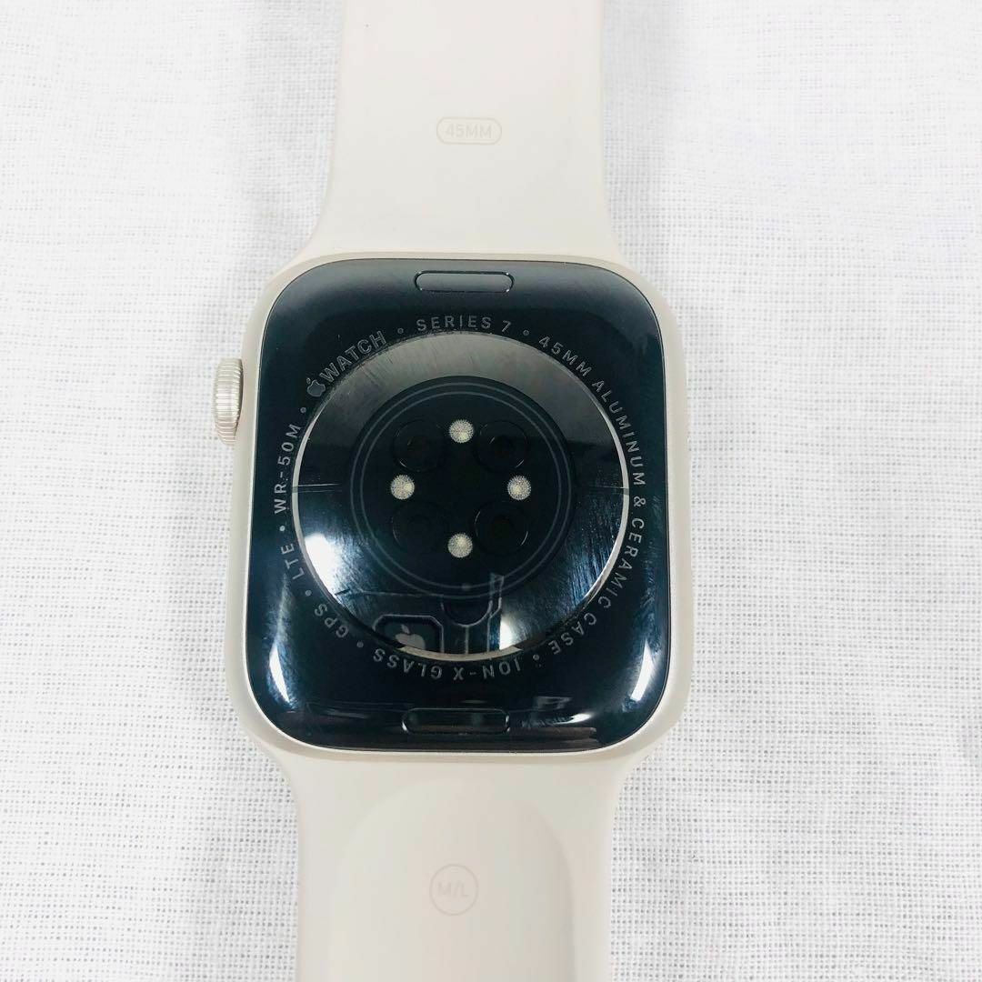 Apple Watch7 GPS+セルラー 45mm アルミニウム スターライト | www