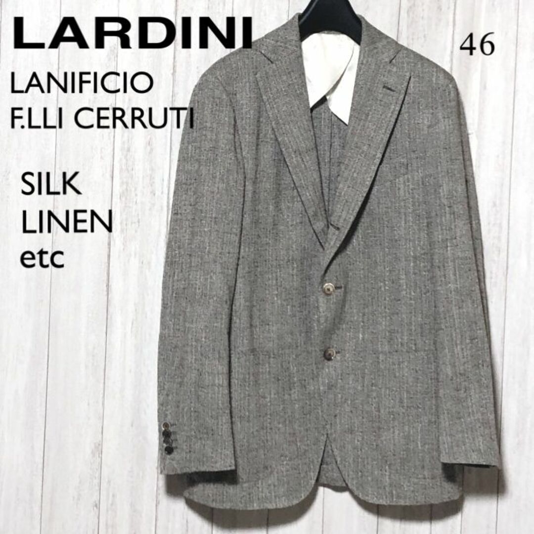 LARDINI - LARDINI 段返り3B ジャケット/ラルディーニ チェルッティ