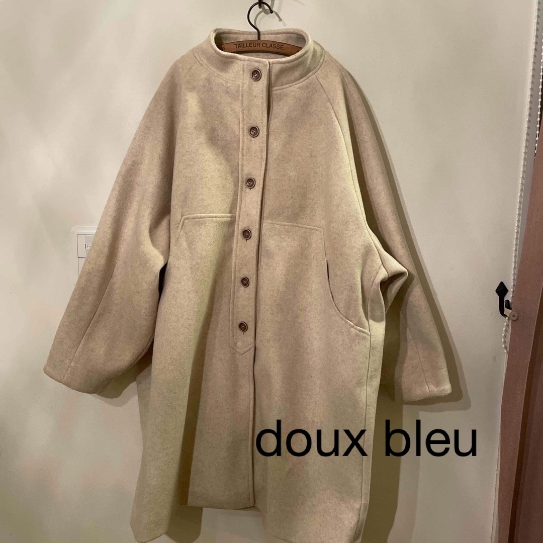 doux bleuカンガルーポケットコート-