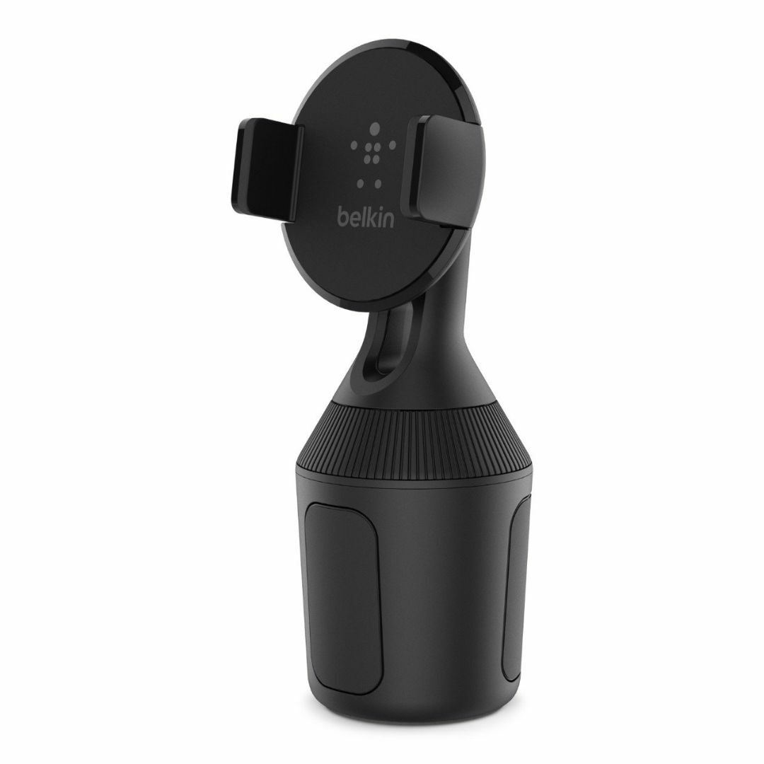 Belkin スマートフォン用車載ホルダー ドリンクホルダー式 360度回転 ...