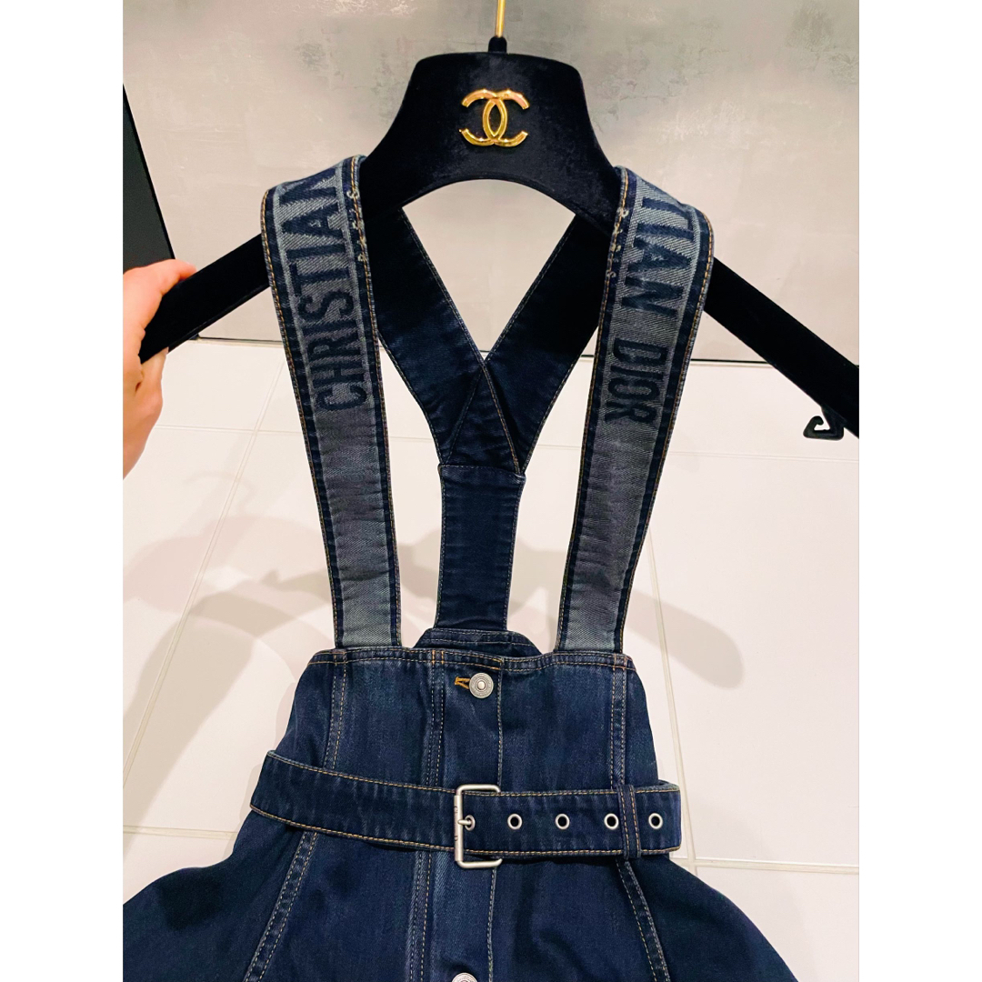 Dior(ディオール)のDIOR サロペット デニム ワンピース レディースのパンツ(サロペット/オーバーオール)の商品写真