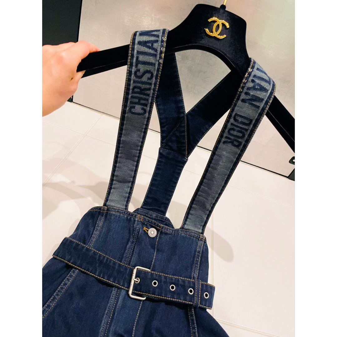 Dior(ディオール)のDIOR サロペット デニム ワンピース レディースのパンツ(サロペット/オーバーオール)の商品写真