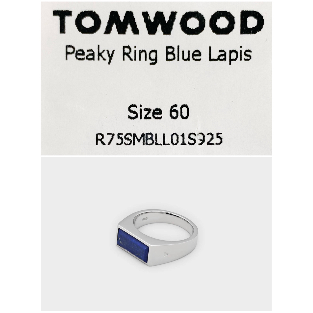 TOM WOOD - 新品《 Tom Wood 》Peaky Ring Blue Lapis 60の通販 by ...