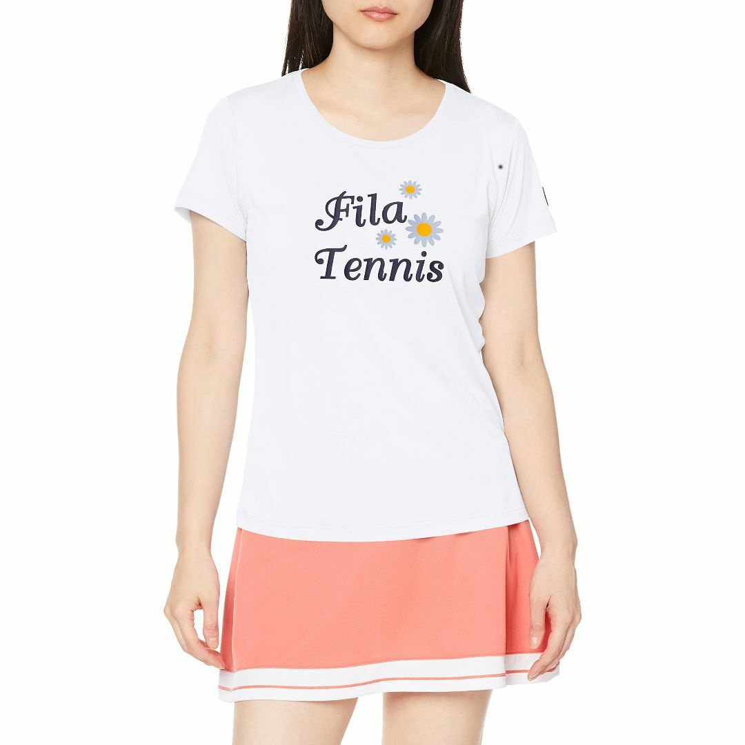 [フィラ] テニス シャツ 吸水速乾 UV グラフィックＴシャツ VL2677